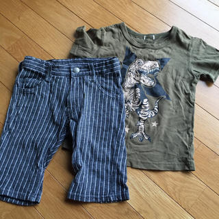 半袖 Tシャツ パンツ 恐竜(Tシャツ/カットソー)