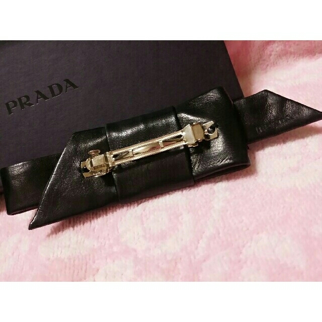 PRADA - ユカリン様。PRADA💗 プラダリボンバレッタ の通販 by ♡amiami♡'s shop｜プラダならラクマ