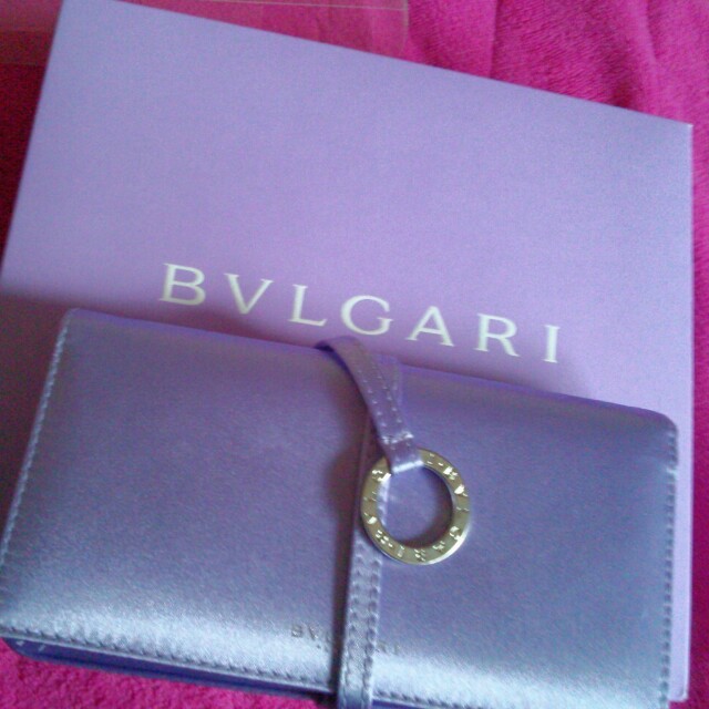 BVLGARI(ブルガリ)の新品☆ブルガリ☆ポーチ紫 レディースのファッション小物(ポーチ)の商品写真