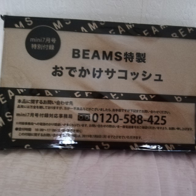 BEAMS(ビームス)の未使用　BEAMS特製　軽量薄型ポシェット レディースのバッグ(ショルダーバッグ)の商品写真