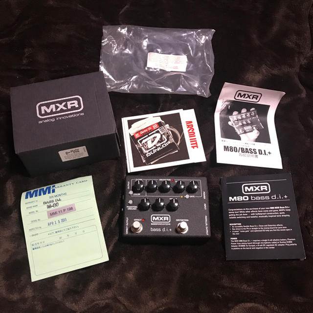 MXR BASS D.I.＋ M-80 ベースエフェクター 美品