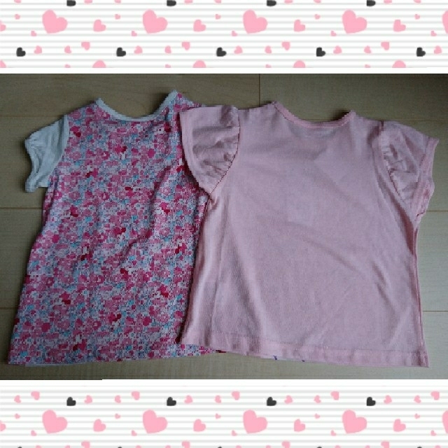 しまむら(シマムラ)のTシャツ☆ミニー&アリエル☆100サイズ キッズ/ベビー/マタニティのキッズ服女の子用(90cm~)(Tシャツ/カットソー)の商品写真