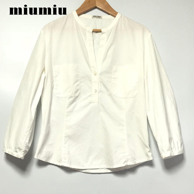 miumiu - miumiu シャツの通販 by jackjackちゃん's shop｜ミュウミュウならラクマ