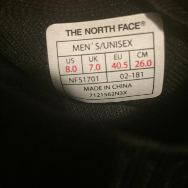THE NORTH FACE(ザノースフェイス)のザ ノースフェイス ウルトラロー2 ブラック/ホワイト レディースの靴/シューズ(スニーカー)の商品写真