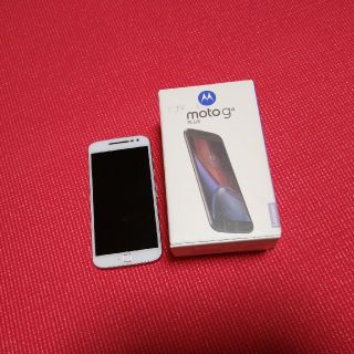 moto g4 plus 32GB white(スマートフォン本体)