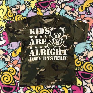 ジョーイヒステリック(JOEY HYSTERIC)の【値下げ🐨】カモフラtee👕S(Tシャツ/カットソー)