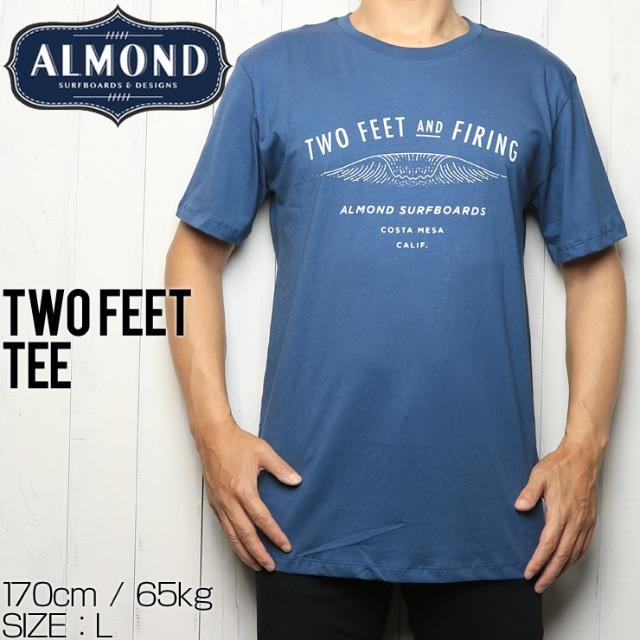 ALMOND SURF アーモンド TWO FEET TEE