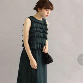 ドットアンドストライプスチャイルドウーマン(Dot&Stripes CHILDWOMAN)のシフォンプリーツ3wayワンピース(ひざ丈ワンピース)