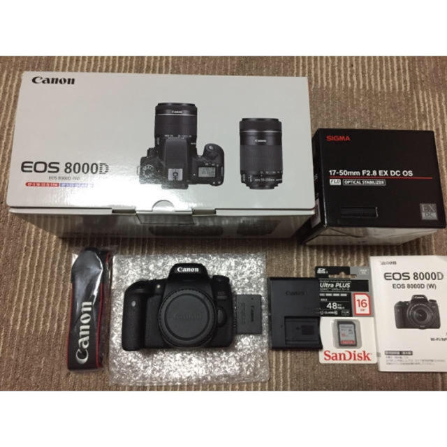 canon eos8000dカメラ