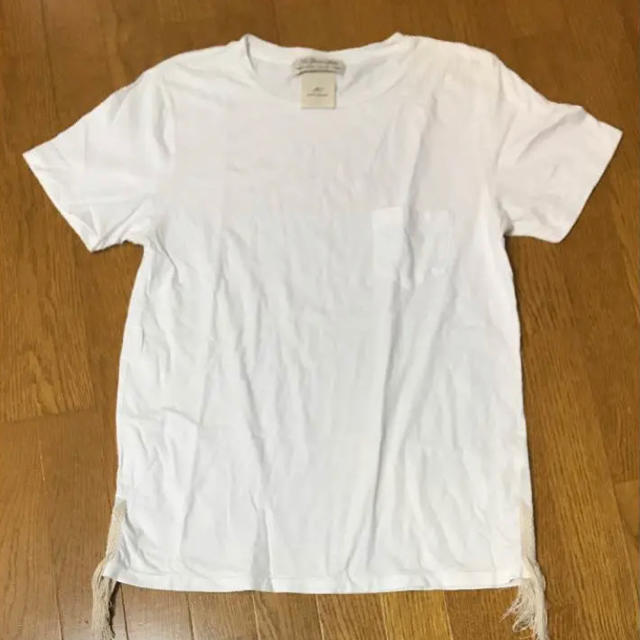 REMI RELIEF(レミレリーフ)のレミレリーフ フリンジ付きポケットTシャツ メンズのトップス(Tシャツ/カットソー(半袖/袖なし))の商品写真