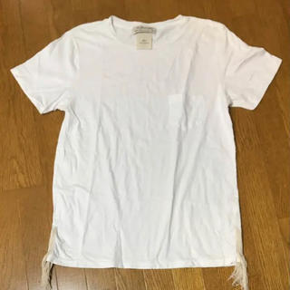 レミレリーフ(REMI RELIEF)のレミレリーフ フリンジ付きポケットTシャツ(Tシャツ/カットソー(半袖/袖なし))