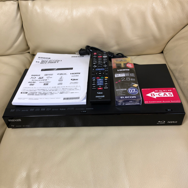 売れ筋新商品 maxell - maxell BIV-R1021 IV & ブルーレイレコーダー