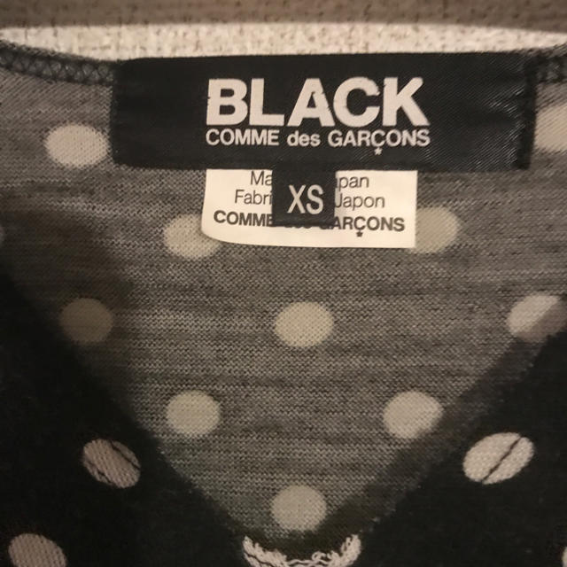 BLACK COMME des GARCONS(ブラックコムデギャルソン)のギャルソン カットソー ドット リボン レディースのトップス(Tシャツ(長袖/七分))の商品写真