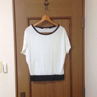 ユナイテッドアローズグリーンレーベルリラクシング(UNITED ARROWS green label relaxing)のカジュアル♡ドット柄Tシャツ(Tシャツ(半袖/袖なし))