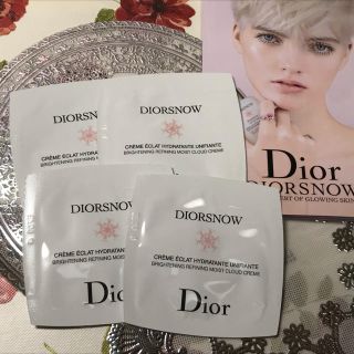 ディオール(Dior)の♡ Dior【試供品】snowブライトニングモイストクリーム ♡(フェイスクリーム)