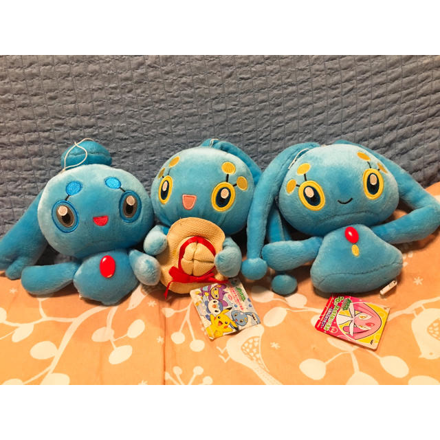 ポケモン ぬいぐるみ マナフィ2種類、フィオネ 3体セット | フリマアプリ ラクマ