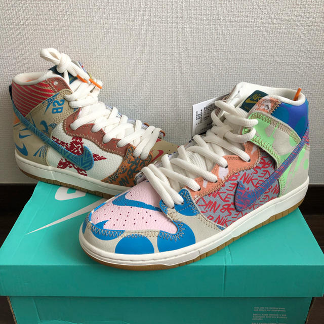 新品未使用 NIKE SB ZOOM DUNK HIGH WHAT THE