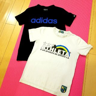 アスレタ(ATHLETA)のお値下げしました～ATHLETE、adidas　140~150 2枚セット(Tシャツ/カットソー)