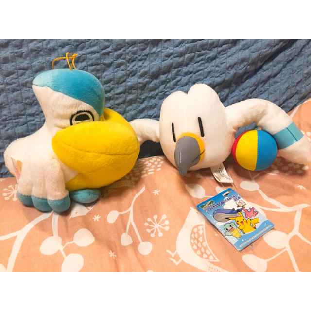 ポケモン(ポケモン)のポケモン ぬいぐるみ キャモメ、ペリッパー 2体セット エンタメ/ホビーのおもちゃ/ぬいぐるみ(ぬいぐるみ)の商品写真