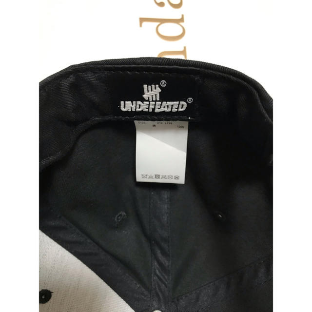 UNDEFEATED(アンディフィーテッド)のUNDEFEATED CAP アンディフィーテッド キャップ メンズの帽子(キャップ)の商品写真