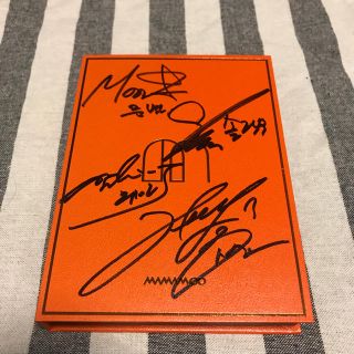 MAMAMOO サイン入りCD(K-POP/アジア)