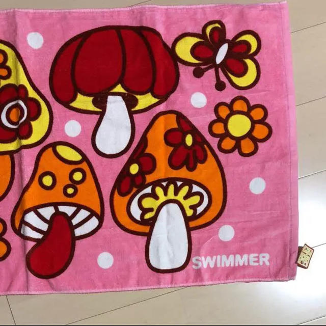 SWIMMER(スイマー)のスイマー♡ きのこバスタオル インテリア/住まい/日用品の日用品/生活雑貨/旅行(タオル/バス用品)の商品写真