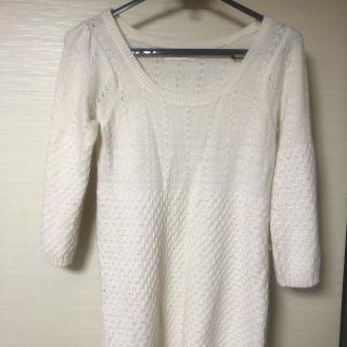 ダブルクローゼット(w closet)の w closet ニット ワンピース(ミニワンピース)