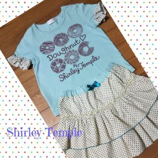 シャーリーテンプル(Shirley Temple)のハッピー☆ママ様御専用 ドーナツプリントTシャツ&ドット柄キュロットセット(その他)