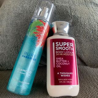 バスアンドボディーワークス(Bath & Body Works)の値下げ！Bath&Body Works 2本セット(ボディローション/ミルク)