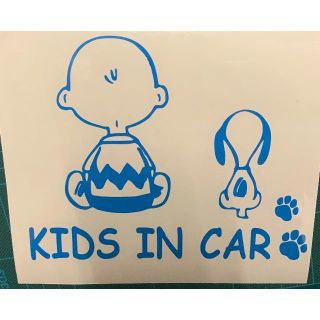 スヌーピー  チャーリー kids in car(その他)