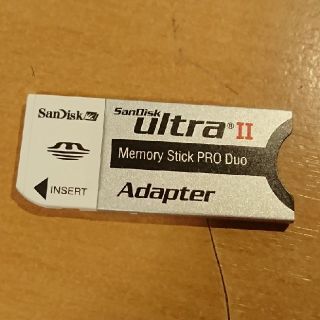 サンディスク(SanDisk)のメモリースティック pro duo 変換アダプター(その他)