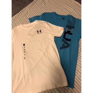 アンダーアーマー(UNDER ARMOUR)の新品 タグ付き アンダーアーマー キッズ Tシャツ ２枚セット(Tシャツ/カットソー)