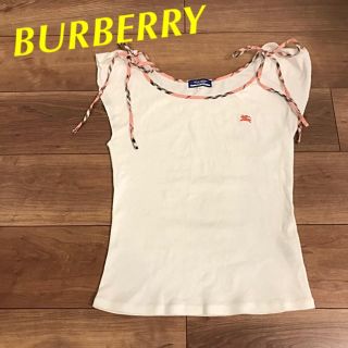 バーバリー(BURBERRY)の三陽商会 BURBERRY ピンクチェック(カットソー(半袖/袖なし))