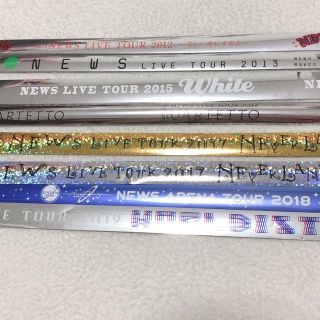 ニュース(NEWS)のNEWS 銀テープ 銀テ(アイドルグッズ)