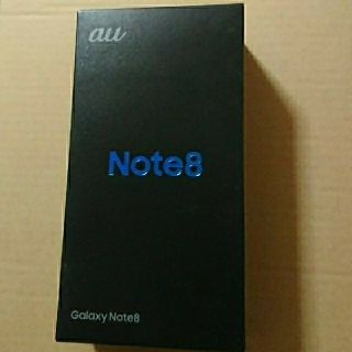 ギャラクシー(Galaxy)のGalaxy Note 8 au 新品同様 SIMロック解除済み SIMフリー(スマートフォン本体)