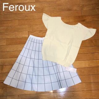 フェルゥ(Feroux)の【未使用】セットアップ | Feroux(フェルゥ) -ONWARD- (ひざ丈ワンピース)