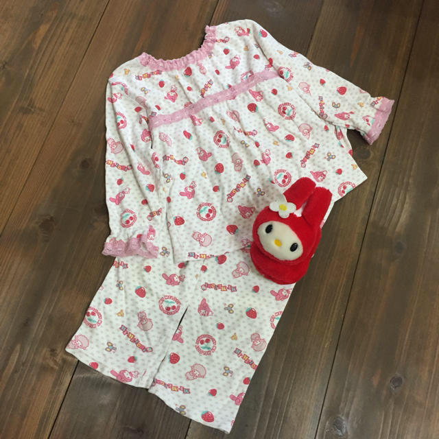 サンリオ(サンリオ)のサンリオパジャマ110 キッズ/ベビー/マタニティのキッズ服女の子用(90cm~)(パジャマ)の商品写真