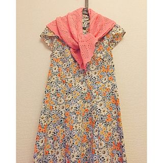 ローラアシュレイ(LAURA ASHLEY)のローラアシュレイ  お花 ワンピース(ロングワンピース/マキシワンピース)