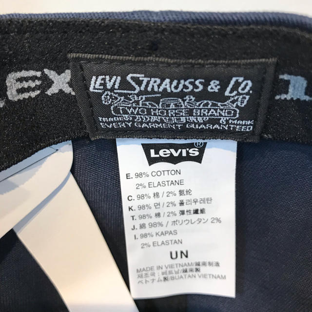 Levi's(リーバイス)の新品 Levi’s リーバイス ツイル ベースボール キャップ ネイビー F メンズの帽子(キャップ)の商品写真