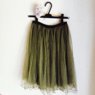 アルシーヴ(archives)の美品♡archives♡チュールスカート(ひざ丈スカート)