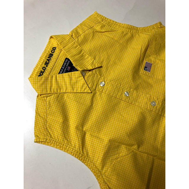 POLO RALPH LAUREN(ポロラルフローレン)のラルフローレン ＊ POLO JEANS  ノースリーブシャツ(S) レディースのトップス(シャツ/ブラウス(半袖/袖なし))の商品写真