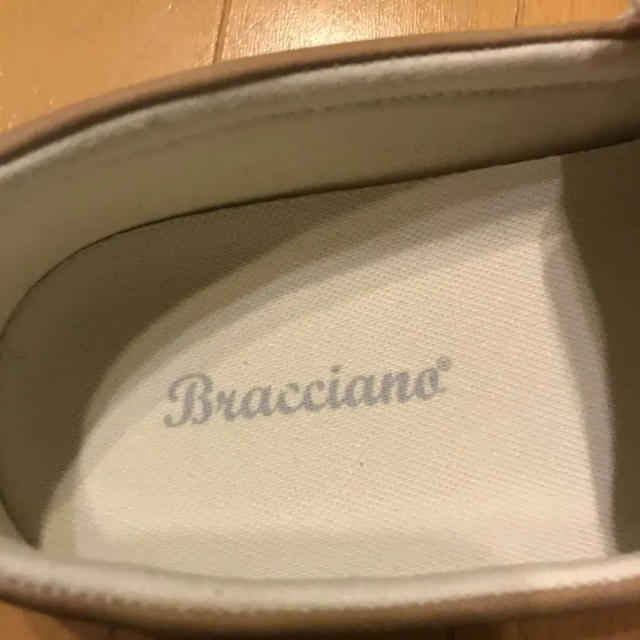 Bracciano(ブラッチャーノ)のブラッチャーノ スリッポン 白 メンズの靴/シューズ(デッキシューズ)の商品写真