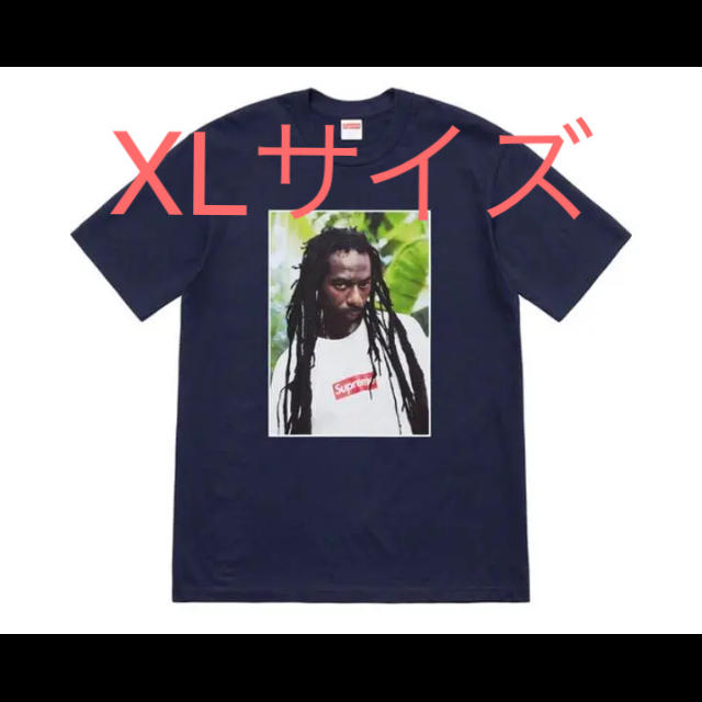 Supreme(シュプリーム)のsupreme x Buju Banton Tee Navy XL メンズのトップス(Tシャツ/カットソー(半袖/袖なし))の商品写真