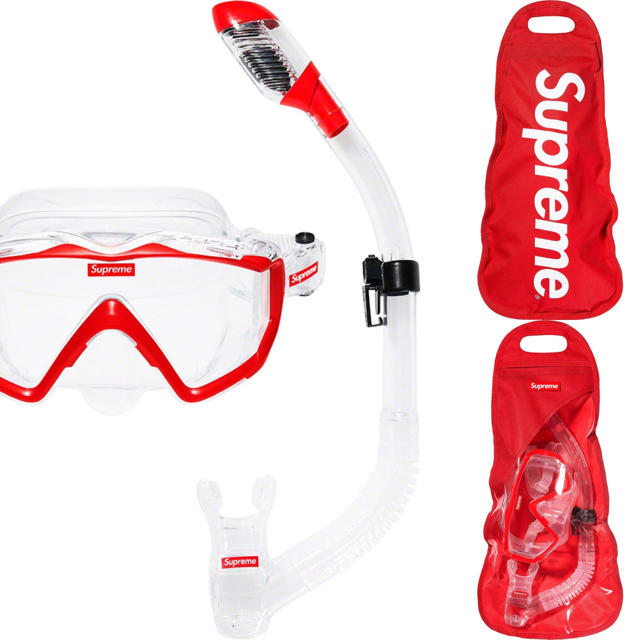 Supreme cressi snorkel set