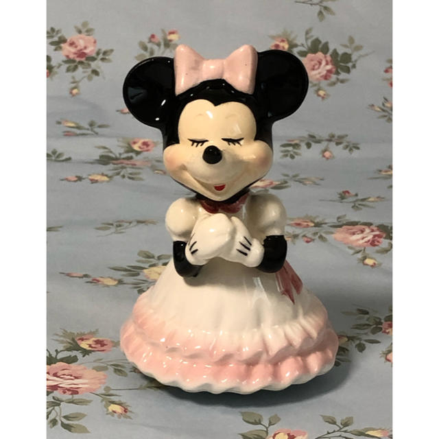 【 レア・美品 】 Disney ミニーマウス 陶器製 オルゴール 置物 | フリマアプリ ラクマ