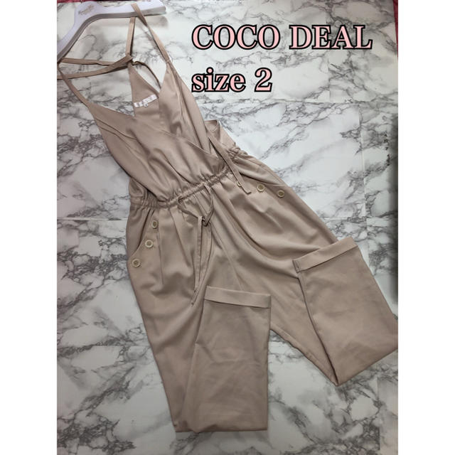 COCO DEAL(ココディール)の④⓪①COCO DEAL オールインワンサロペット size2 レディースのパンツ(サロペット/オーバーオール)の商品写真