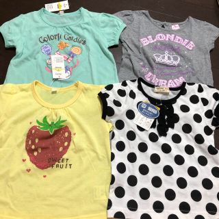 ニシマツヤ(西松屋)の新品3枚中古1枚のTシャツ4枚セット(Tシャツ/カットソー)