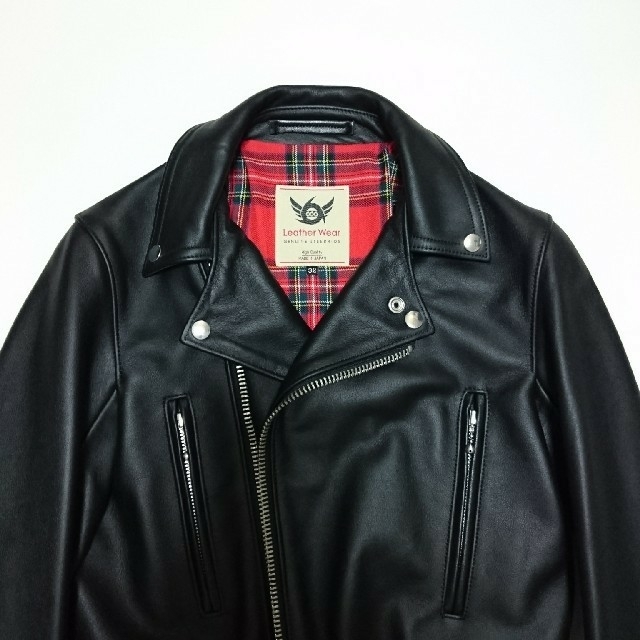 666 - 666 LJM-1L ライダースジャケット 32 RED TARTAN Sサイズの通販 by ten7177's shop