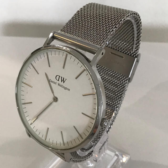 Daniel Wellington(ダニエルウェリントン)のダニエルウェリントン セントモース 40mm ホワイト 白 稼働品  B-34 レディースのファッション小物(腕時計)の商品写真