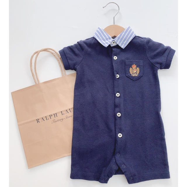 ラルフローレン ポロ ベビー服 ロンパース 3M 60cm 新品 POLO